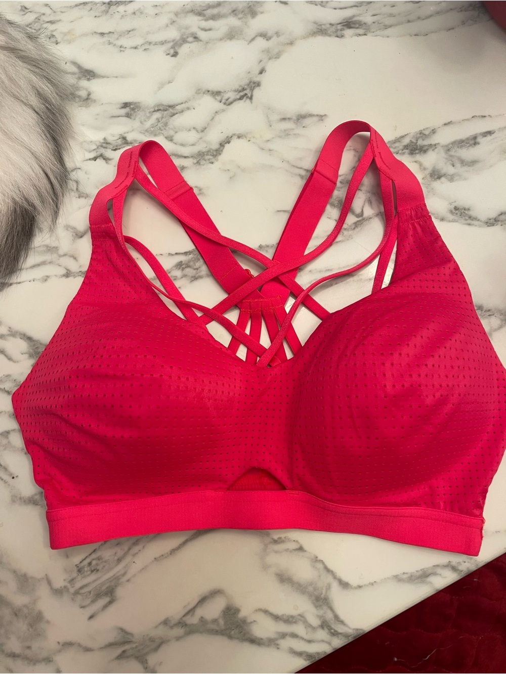 Strappy Hot Pink Victoria’s Secret Women's sports bra